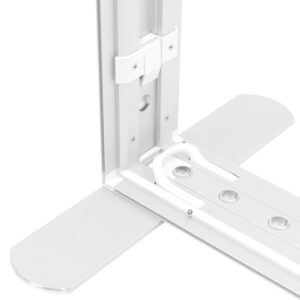 SEGO backlit display frame extrusion with aluminum profile detail