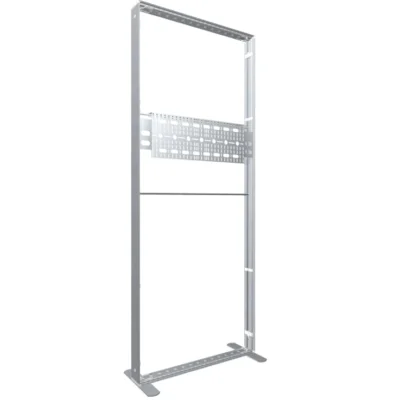 Monitor mount accessory for attaching a screen to a Mobile Light Box display frame.