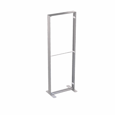 Mobile Light Box 50 x 150 hardware-only frame product image.