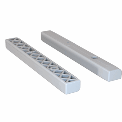 Replacement joint block for Mobile Light Box extrusion connections.