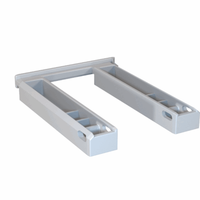 Replacement slide block for Mobile Light Box locking mechanism.