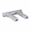 Replacement end block for Mobile Light Box vertical extrusions.