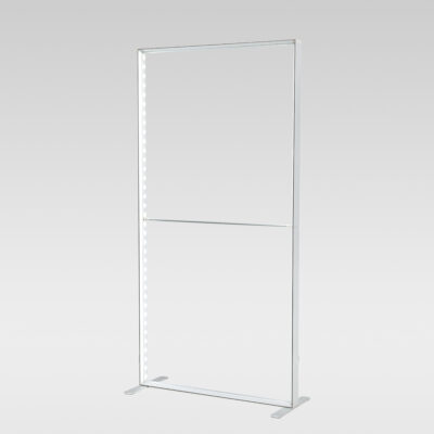 MLB80 100 x 200 Mobile Light Box product shot shown from an angle.