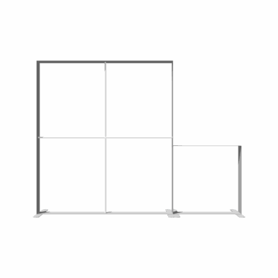 Mobile Light Box Kit D frame-only booth structure shown from the front.