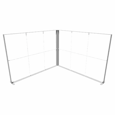 Mobile Light Box Kit B frame-only booth structure shown from the front.