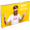 Mobile Light Box 300 x 250 banner display with branded backlit graphic and model pointing.