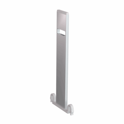 Replacement foot pole piece for Mobile Light Box battery foot frames.