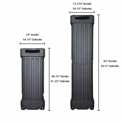 Expandable Shipping Case for carrying two Mobile Light Box cases.