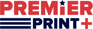 Premier Print Plus logo for SEG light box and modular trade show display manufacturing
