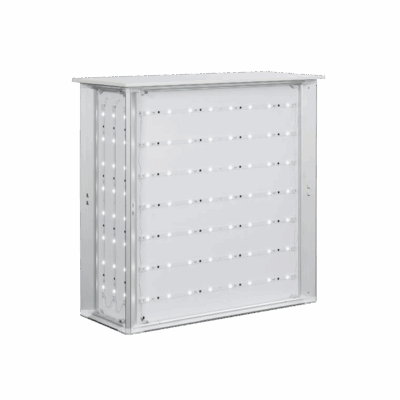 MLB 60 Counter 100 x 100 portable LED counter frame without fabric graphic.
