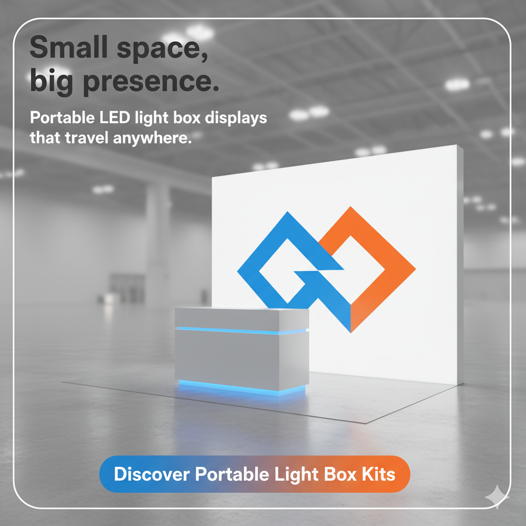 Portable LED Light Box Displays