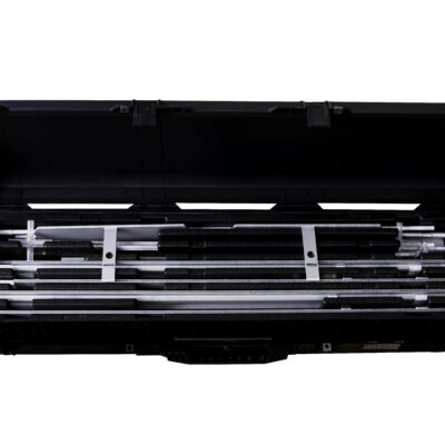 Pelican long case for transporting Mobile Light Box display hardware