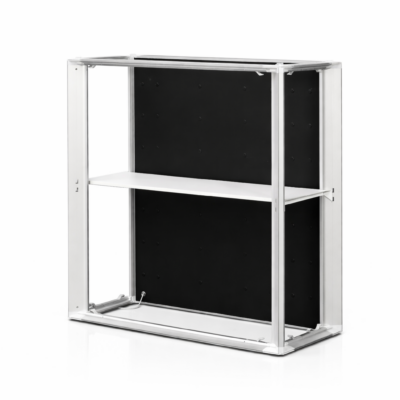 MLB60 counter with 3-sided graphics Mobile Light Box