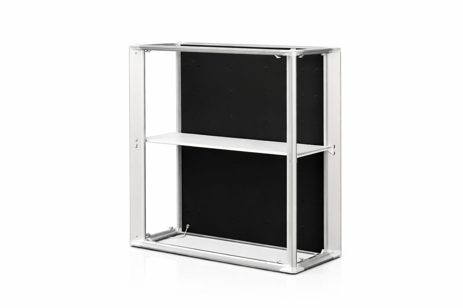 MLB60 counter with 3-sided graphics Mobile Light Box