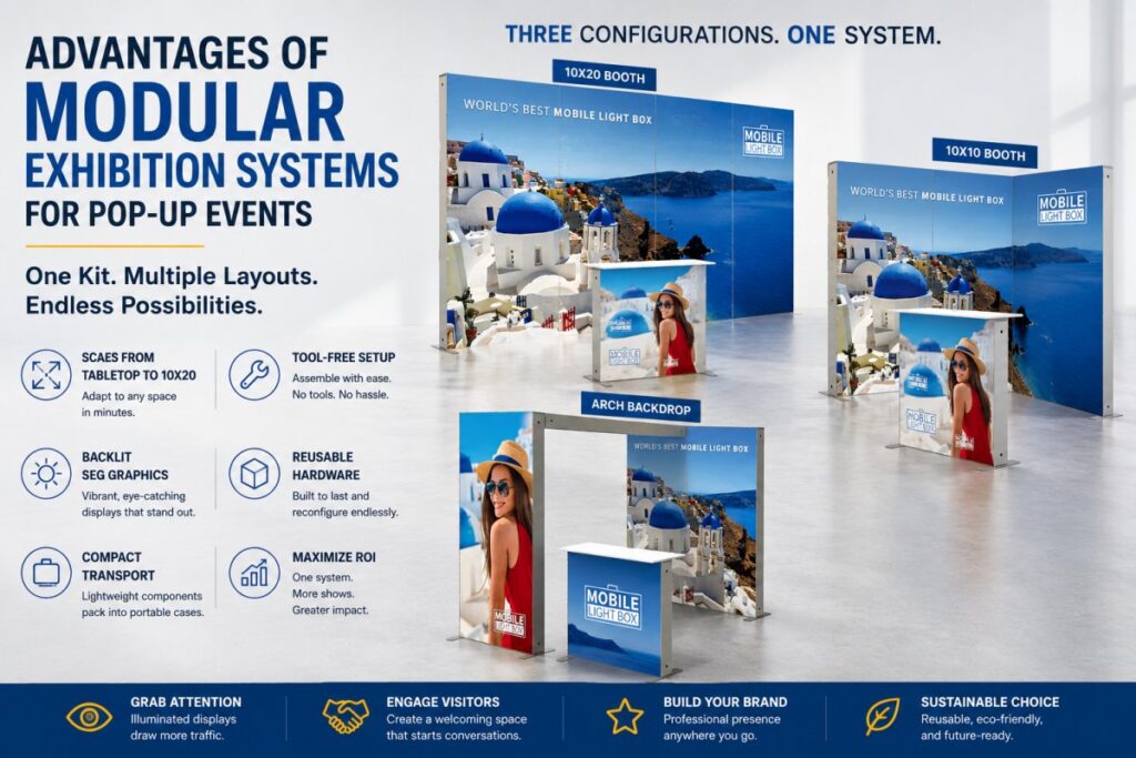 Advantages of Modular Exhibition Systems for Pop-up Events