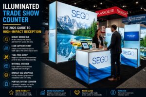 Illuminated Trade Show Counter: The 2026 Guide to High-Impact Reception