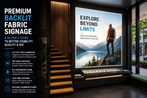 Premium Backlit Fabric Signage: A Buyer's Guide
