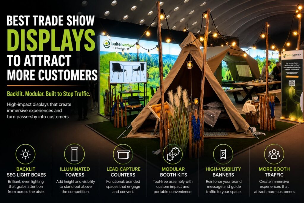 Best Trade Show Displays to Attract More Customers