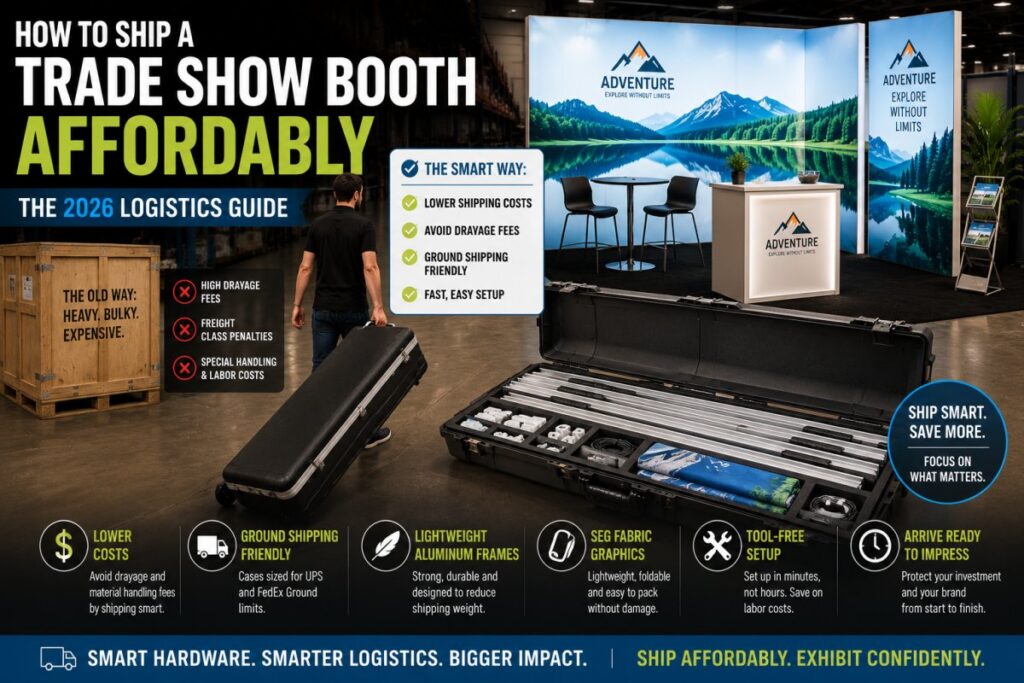 How to Ship a Trade Show Booth Affordably: The 2026 Logistics Guide