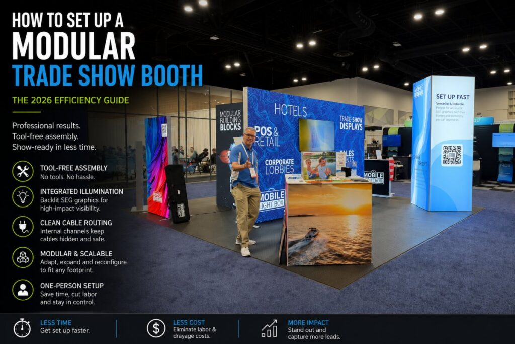 How to Set Up a Modular Trade Show Booth: The 2026 Efficiency Guide