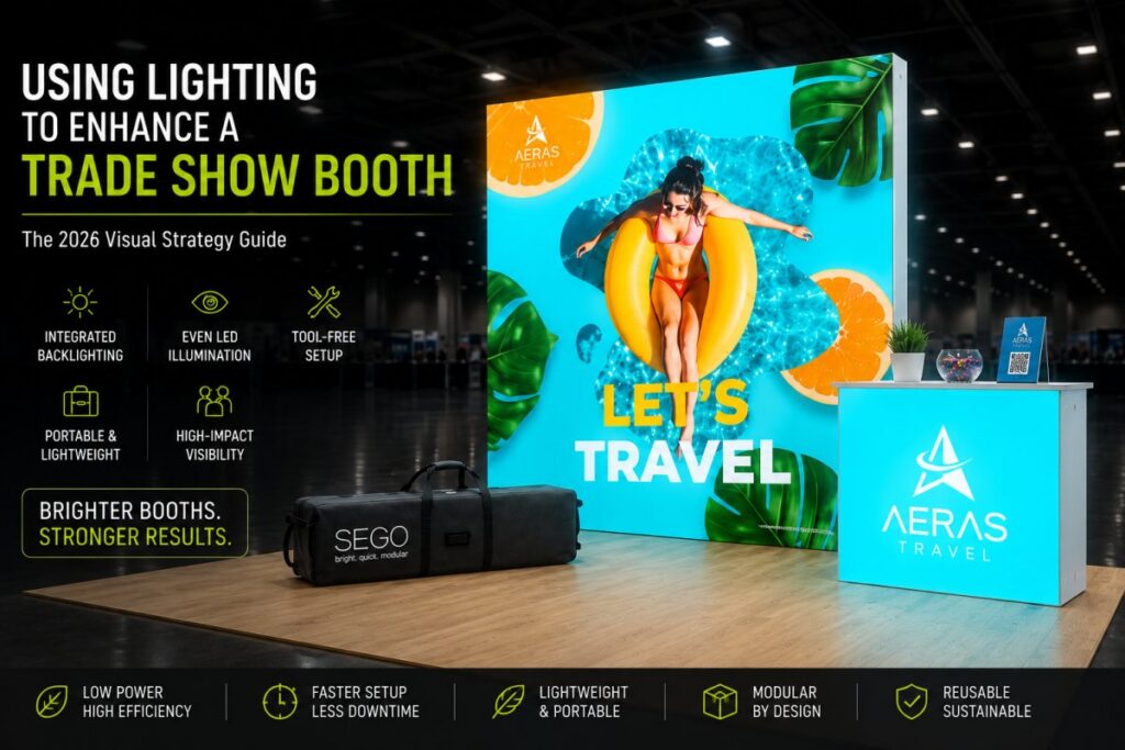 Using Lighting to Enhance a Trade Show Booth: The 2026 Visual Strategy Guide