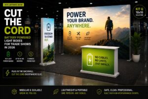 The Ultimate Guide to Battery Powered Light Boxes for Trade Shows in 2026