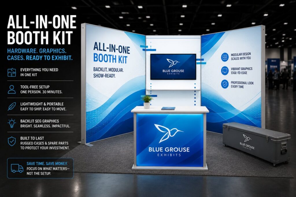 All-in-One Trade Show Booth Kits: The 2026 Professional Guide to High-Impact Displays