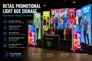 Retail Promotional Light Box Signage: The 2026 Guide to High-Impact Displays
