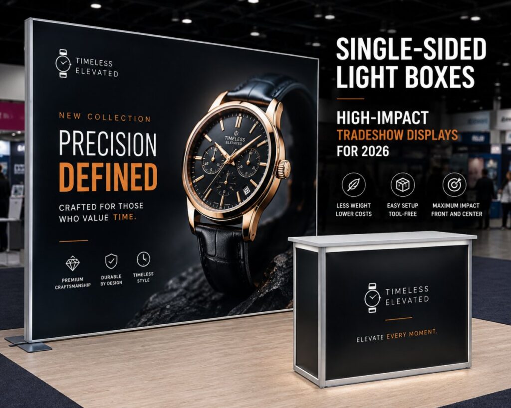 Single-Sided Light Boxes: The 2026 Guide to High-Impact Tradeshow Displays