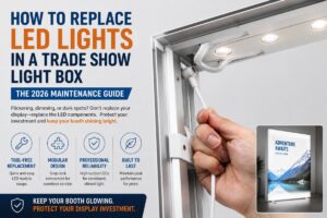 How to Replace LED Lights in a Trade Show Light Box: The 2026 Maintenance Guide