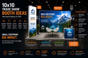 10x10 Trade Show Booth Ideas: High-Impact Displays for 2026