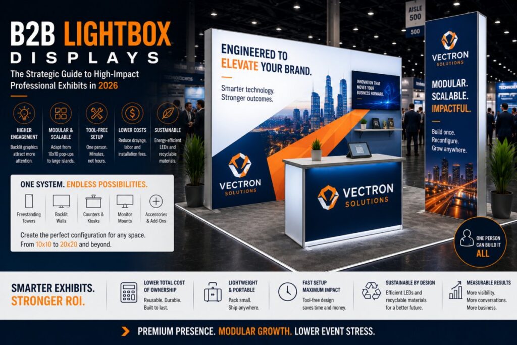 B2B Lightbox Displays: The Strategic Guide to High-Impact Professional Exhibits in 2026