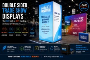 Double Sided Trade Show Displays: The 2026 Guide to 360° Branding