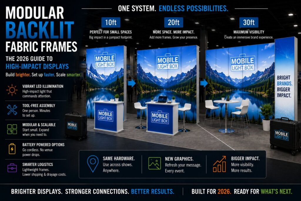 Modular Backlit Fabric Frames: The 2026 Guide to High-Impact Displays