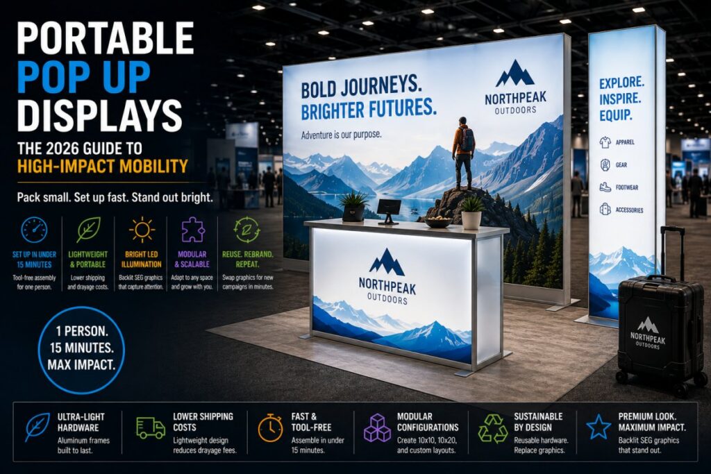 Portable Pop Up Displays: The 2026 Guide to High-Impact Mobility