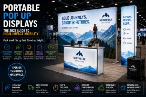 Portable Pop Up Displays: The 2026 Guide to High-Impact Mobility