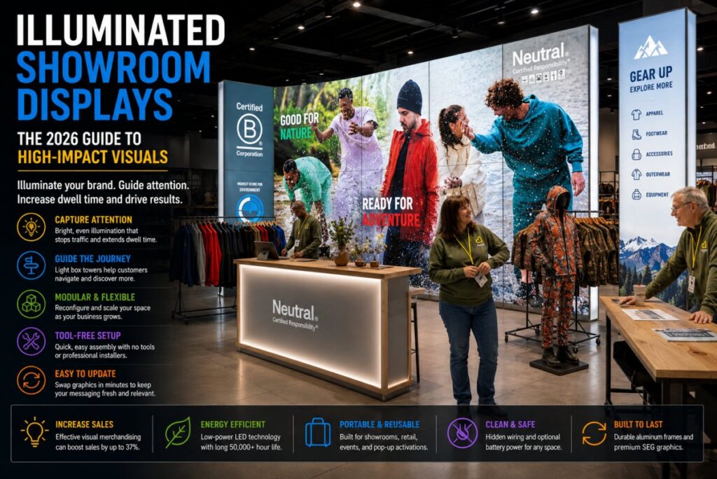 Illuminated Showroom Displays: The 2026 Guide to High-Impact Visuals