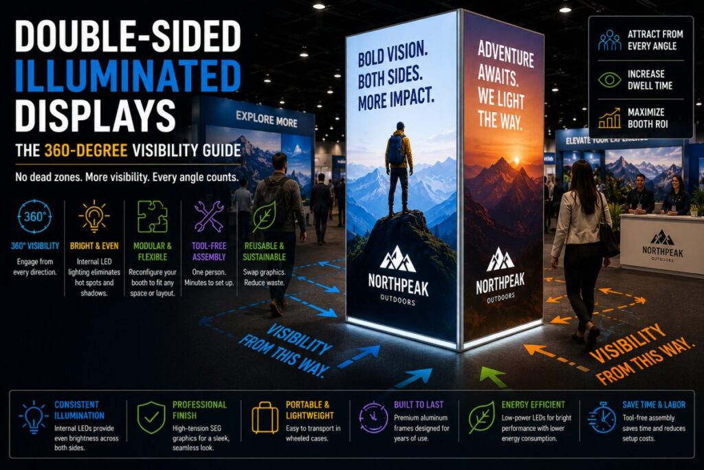 Double-Sided Illuminated Displays: The 360-Degree Visibility Guide