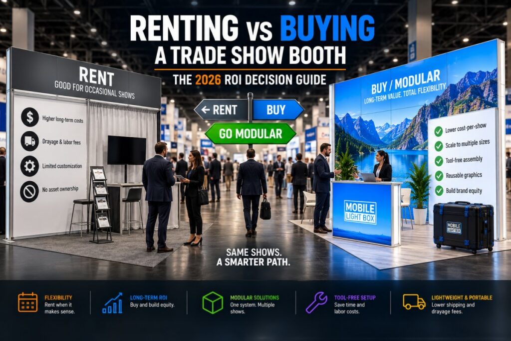 Renting vs Buying a Trade Show Booth: The 2026 ROI Decision Guide