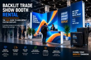 Backlit Trade Show Booth Rental: The 2026 Guide to High-Impact Custom Displays
