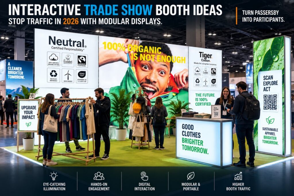 Interactive Trade Show Booth Ideas to Stop Traffic in 2026