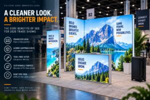 The Core Benefits of Silicone Edge Graphics (SEG) for 2026 Trade Shows