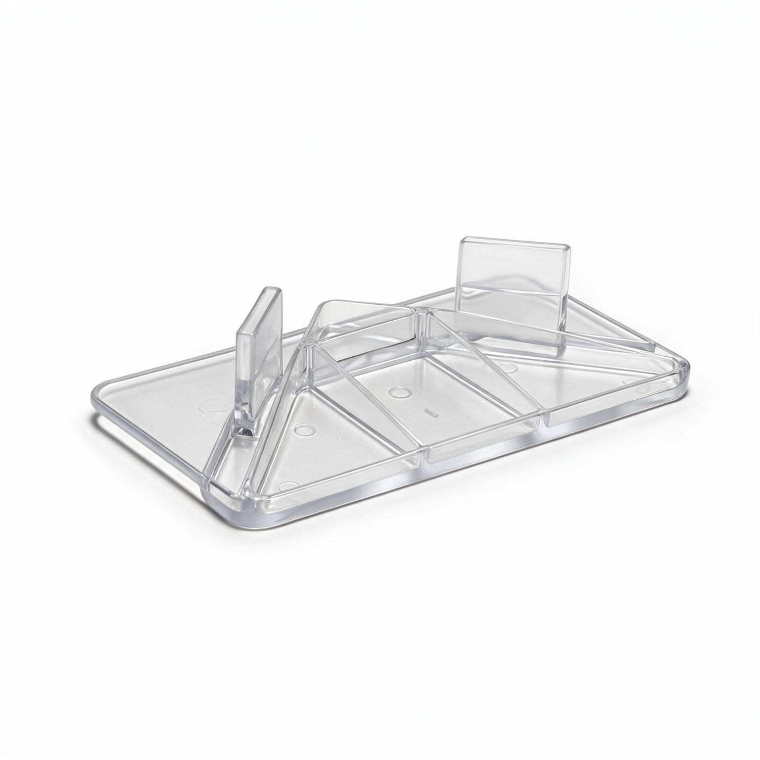 90 Degree Foot Connector for Mobile Light Box – clear plastic corner foot accessory
