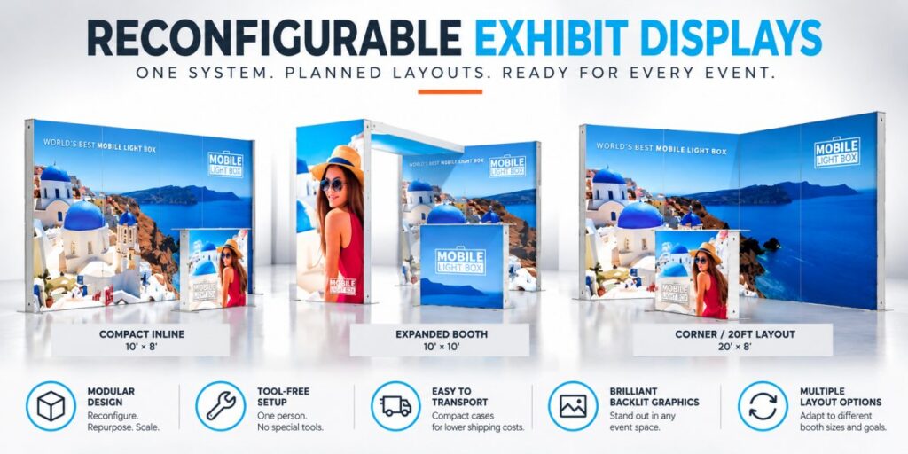 Reconfigurable Exhibit Displays: Build a Booth That Adapts