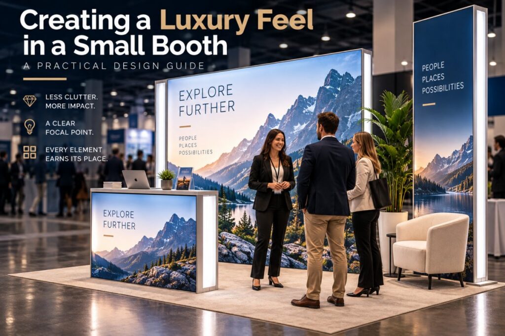 Creating a Luxury Feel in a Small Booth: A Practical Design Guide