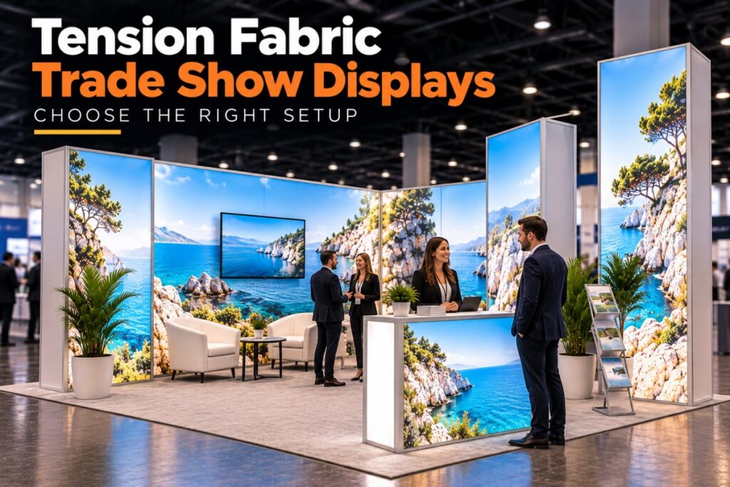 Tension Fabric Trade Show Displays: Choose the Right Setup
