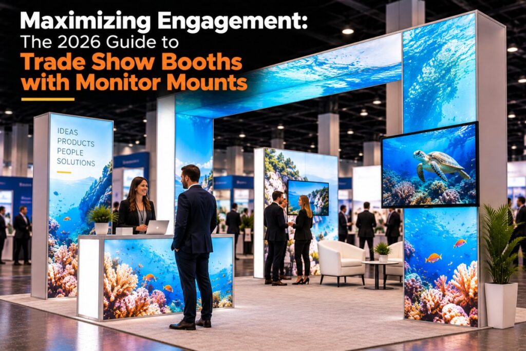 Maximizing Engagement: The 2026 Guide to Trade Show Booths with Monitor Mounts
