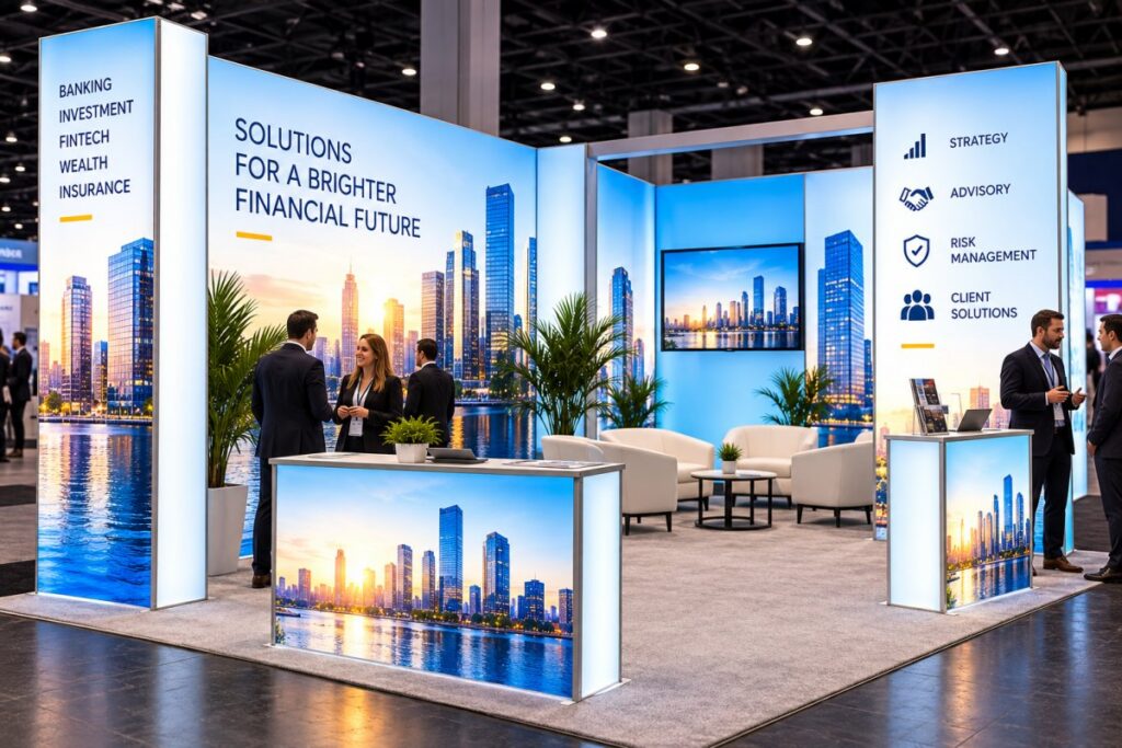Financial Services Conference Booth Prices and Setups